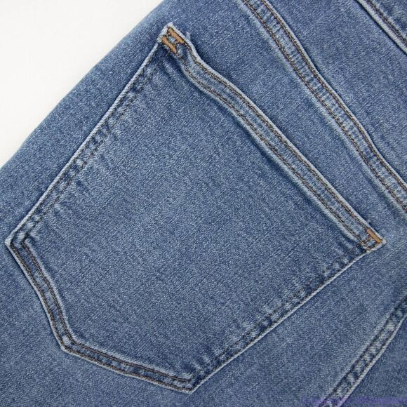 NEW‎ Madewell the tall Mid-rise Skinny Crop Jeans dewey wash, size 30T - Picture 11 of 16